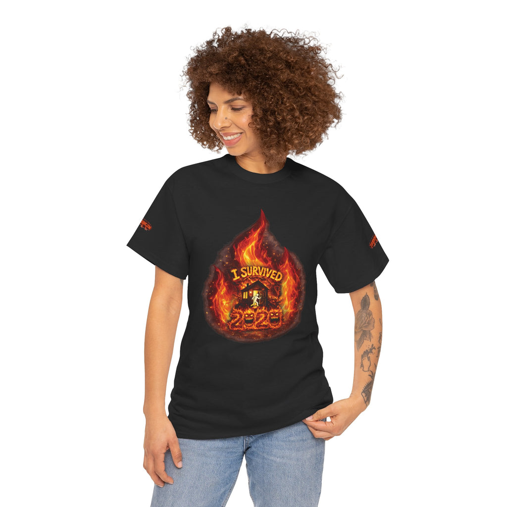 I Survived 2020 — Director's Cut S2:E3 "The California Wildfires" | Wildfire Edition Memorial Unisex Heavy Cotton Tee (SPECIAL EDITION)
