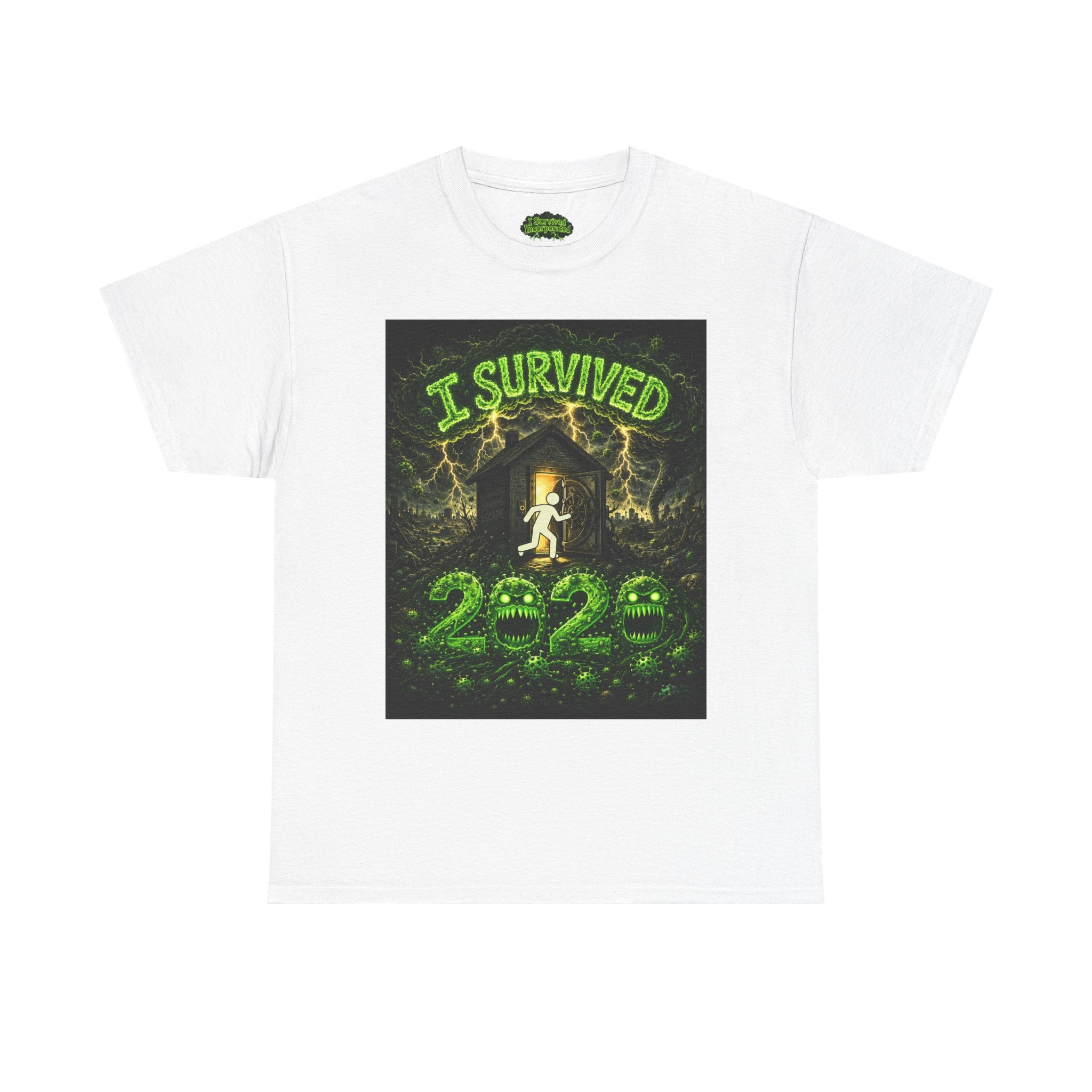 I Survived 2020 — S1:E1 "COVID-19: The Coronavirus" | Pandemic Edition Unisex Heavy Cotton Tee