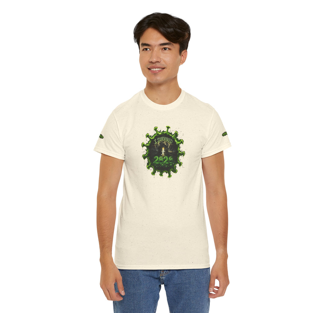 I Survived 2020 — PANDEMIC S1:E2: Director's Cut Special Edition "The Coming of COVID" Unisex Heavy Cotton Tee