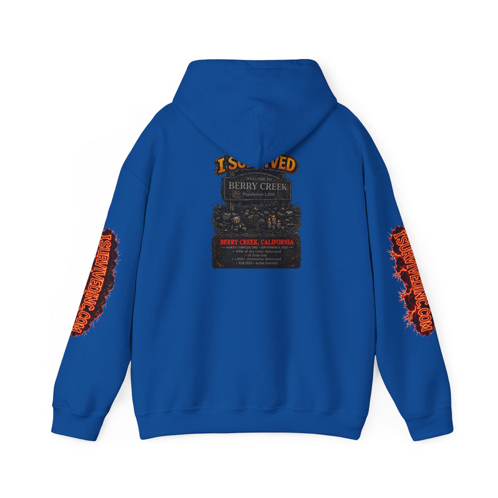I Survived 2020 — WILDFIRES S2:E1: "Berry Creek" Memorial Hoodie