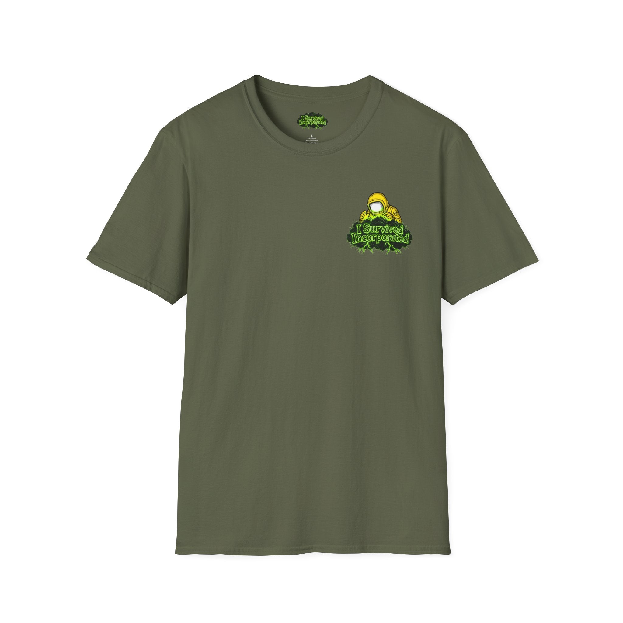 I Survived 2020 — "Please Stand By" Test Pattern Toxic Signal Tee Summer Premiere Unisex Softstyle T-Shirt