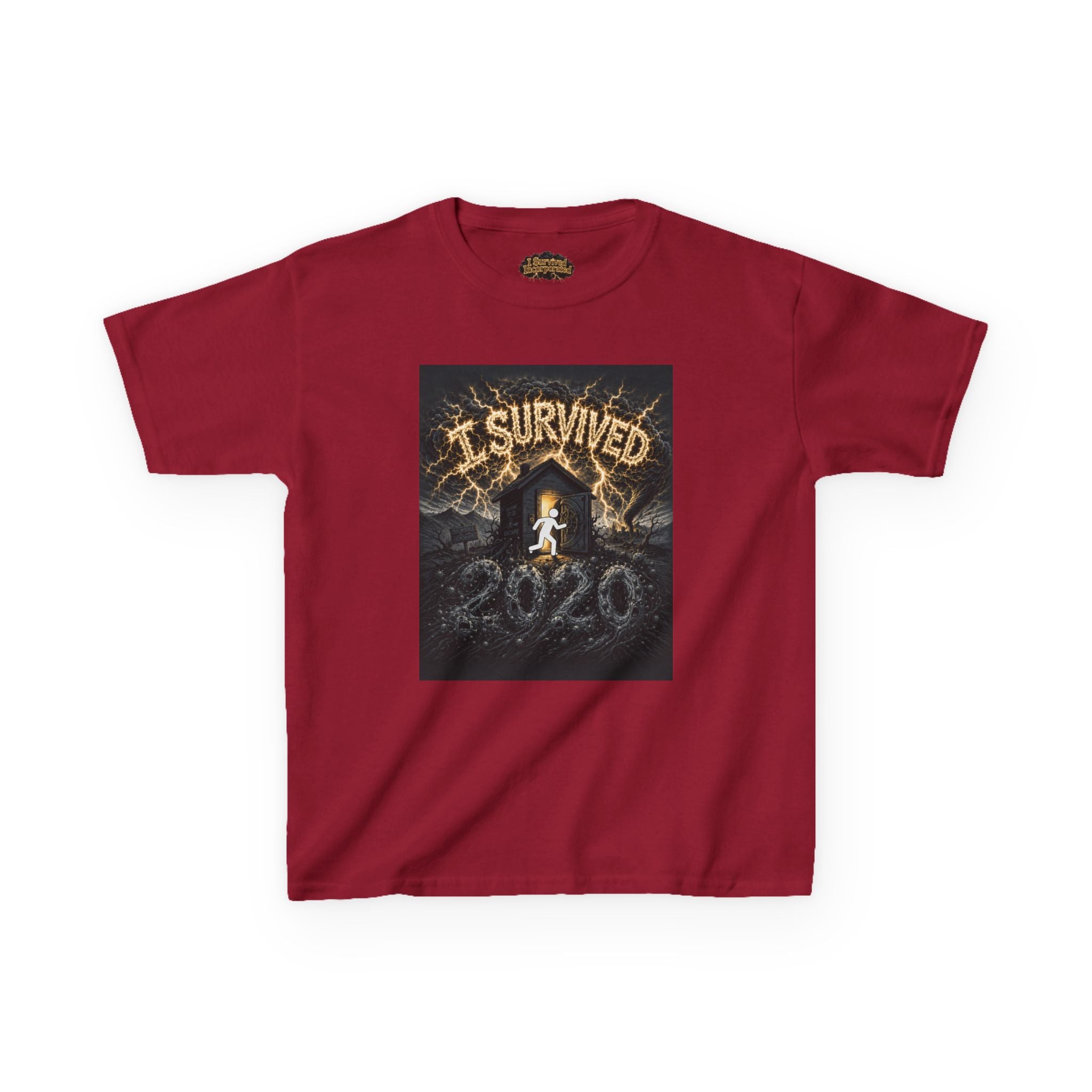 I Survived 2020 — Original Design Teaser Tee | Season 1 Premiere Drop Kids Heavy Cotton™ Tee