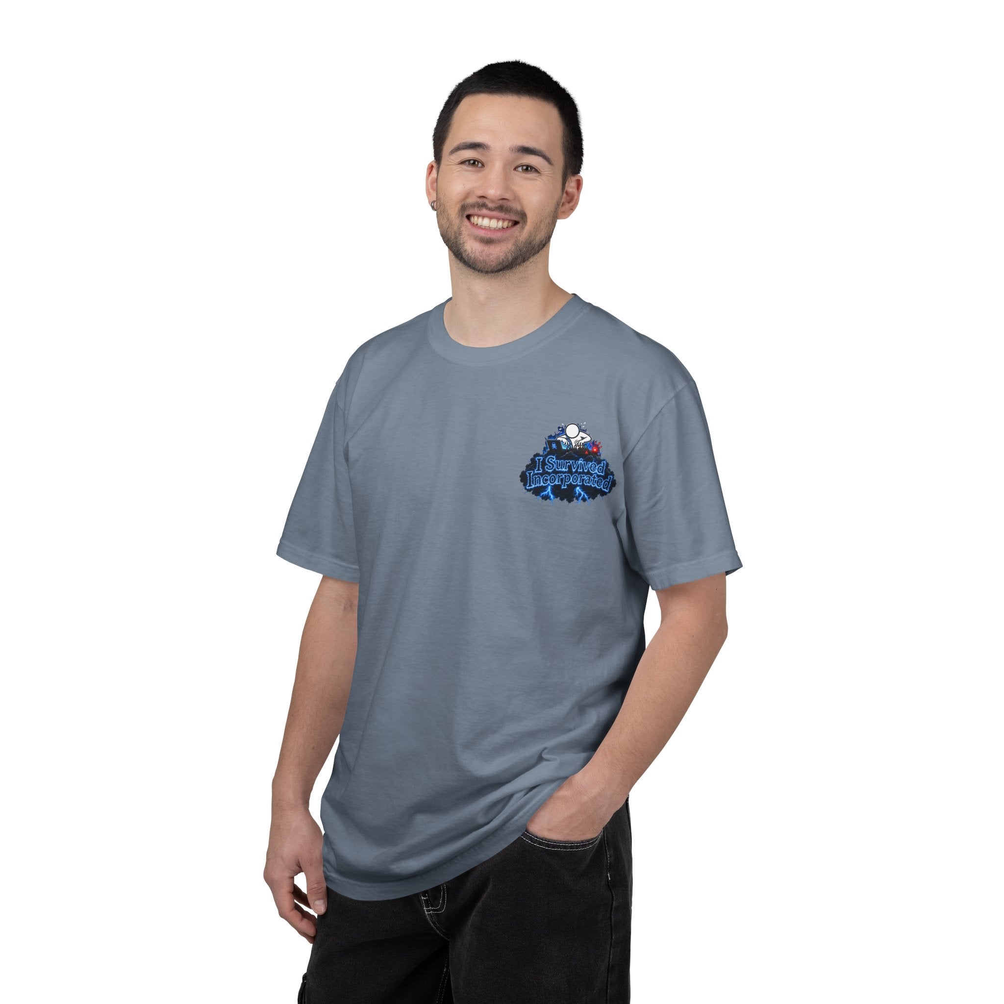 I Survived 2020 — "Please Stand By" Test Pattern Tee Lockdown Special Edition Summer Exclusive Unisex Garment-Dyed T-shirt
