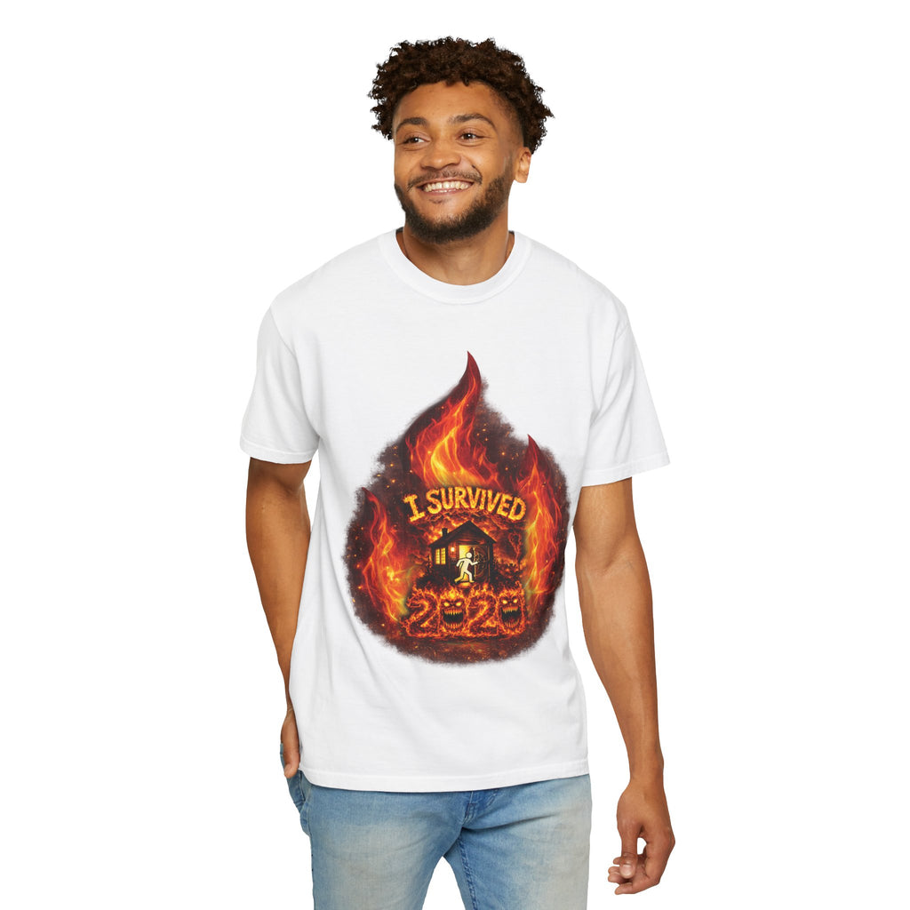 I Survived 2020 — Director's Cut S2:E4 "Western U.S. Wildfire Season" | Mid-Season Finale Pt. 1 | Wildfire Edition Memorial Unisex Garment-Dyed T-shirt