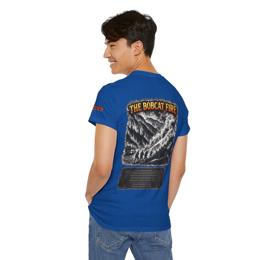 I Survived 2020 — WILDFIRES S2:E2: Special Edition "The Bobcat Fire" Memorial Unisex Heavy Cotton Tee