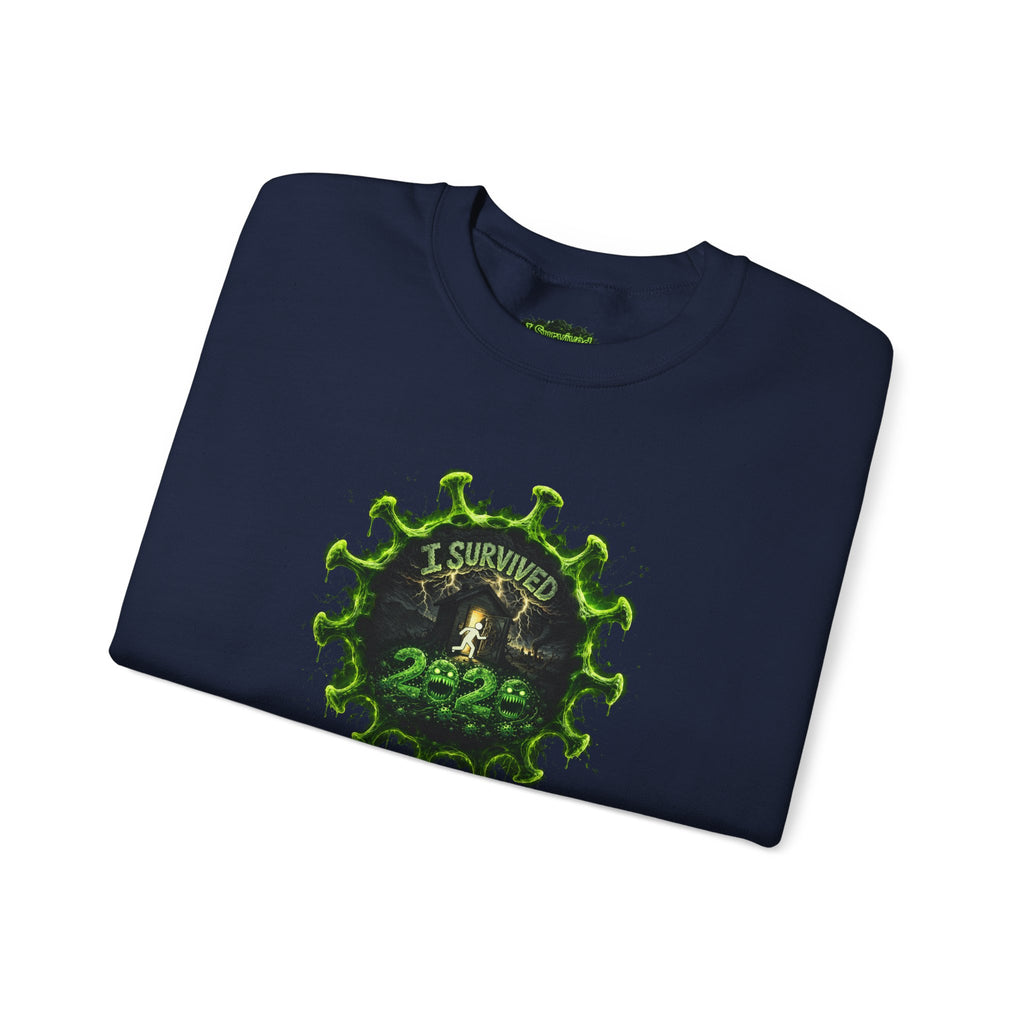 I Survived 2020 — PANDEMIC S1:E2: Director's Cut "The Coming of COVID" Unisex Heavy Blend™ Crewneck Sweatshirt