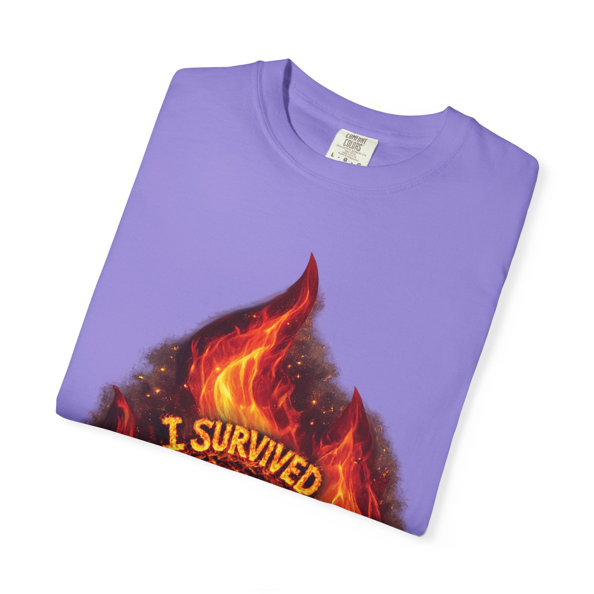 I Survived 2020 — Director's Cut S2:E1 "Berry Creek" | Wildfire Edition Memorial Unisex Garment-Dyed T-shirt
