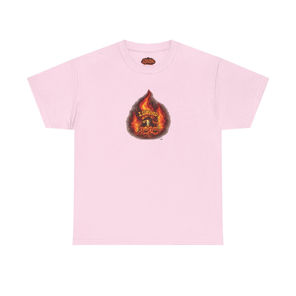 I Survived 2020 — WILDFIRES S2:E2: Director's Cut "The Bobcat Fire" Memorial Unisex Heavy Cotton Tee