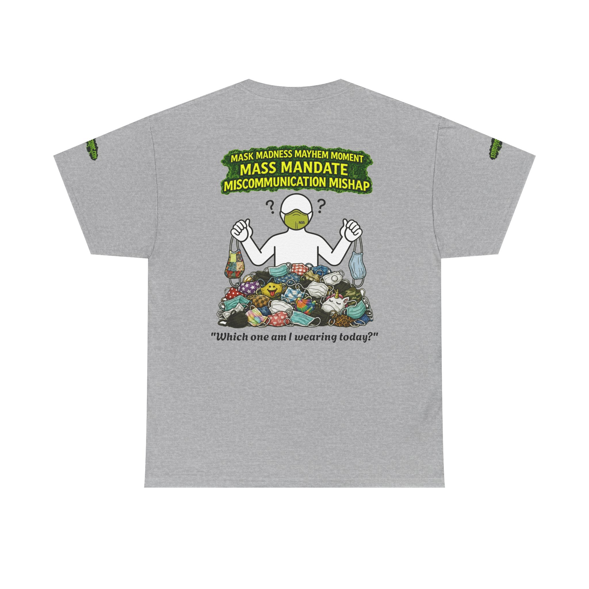 I Survived 2020 — PANDEMIC S1:E4: Director's Cut Special Edition "Mask Madness" Unisex Heavy Cotton Tee
