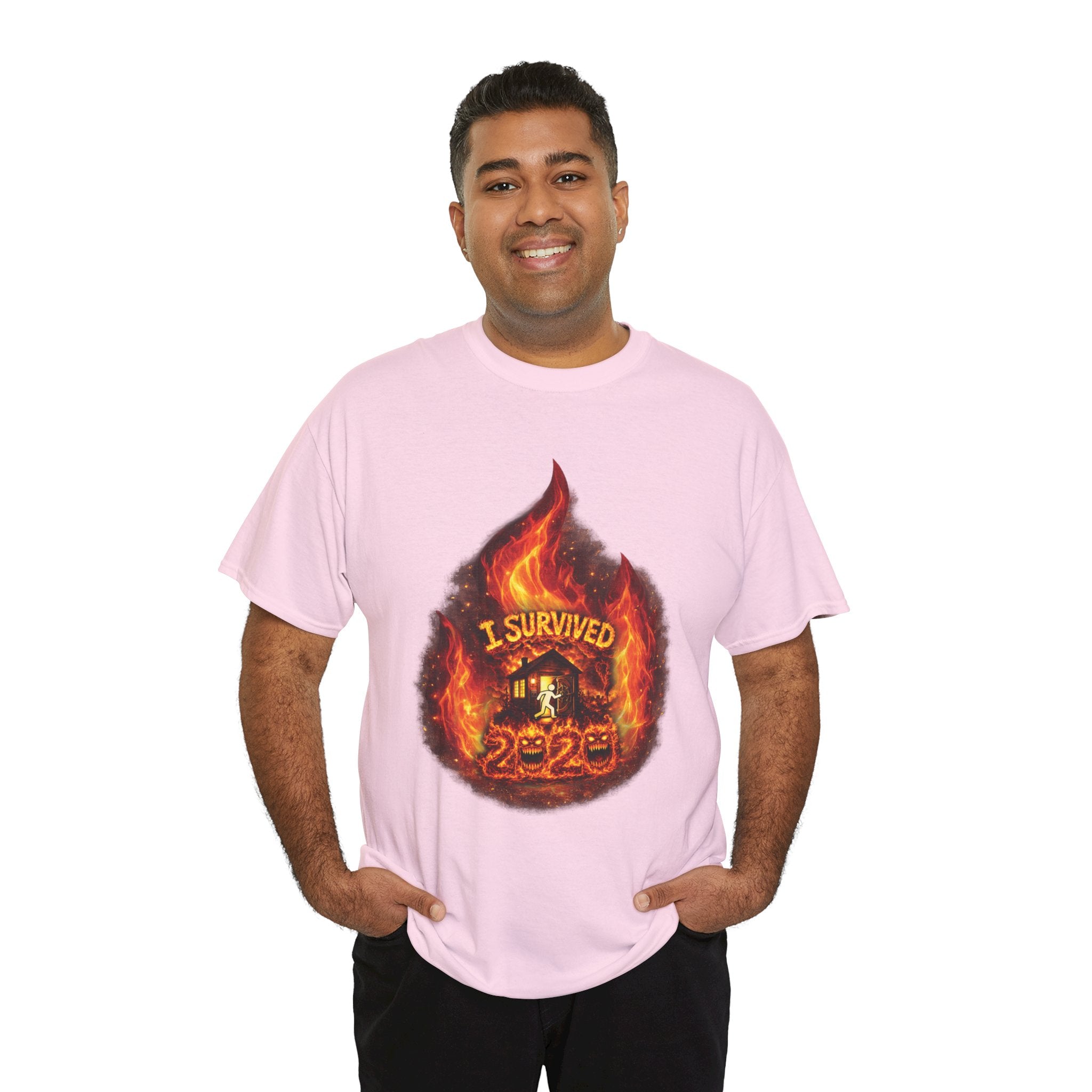 I Survived 2020 — Director's Cut S2:E1 "Berry Creek" | Wildfire Edition Memorial Unisex Heavy Cotton Tee
