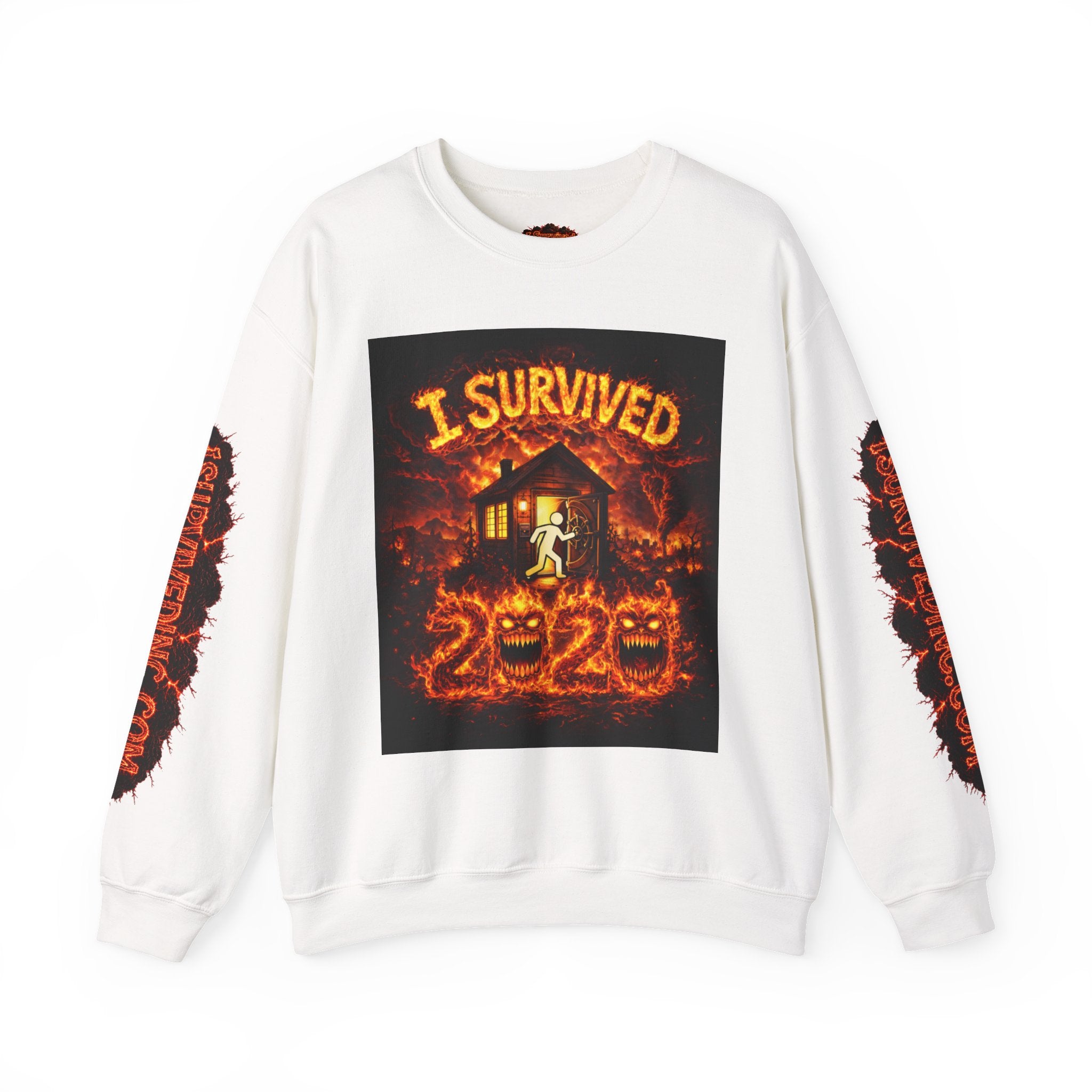 I Survived 2020 — S2:E4 "Western U.S. Wildfire Season" | Mid-Season Finale Pt. 1 | Wildfire Edition Memorial Unisex Heavy Blend™ Crewneck Sweatshirt