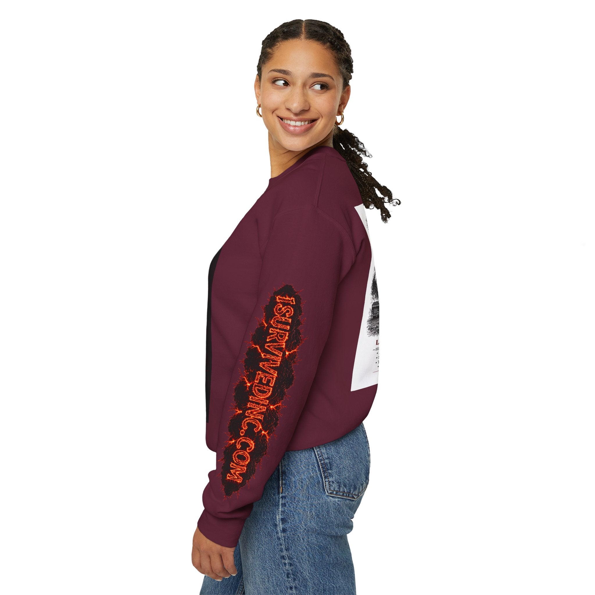 I Survived 2020 — S2:E2 "The Bobcat Fire" | Wildfire Edition Memorial Unisex Heavy Blend™ Crewneck Sweatshirt