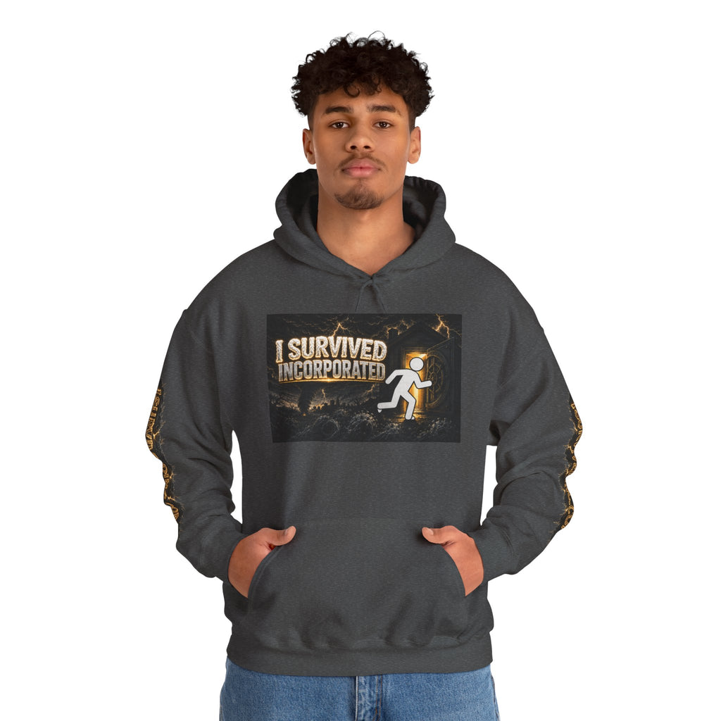 I Survived Incorporated Hoodie Sweatshirt – Original Design Teaser