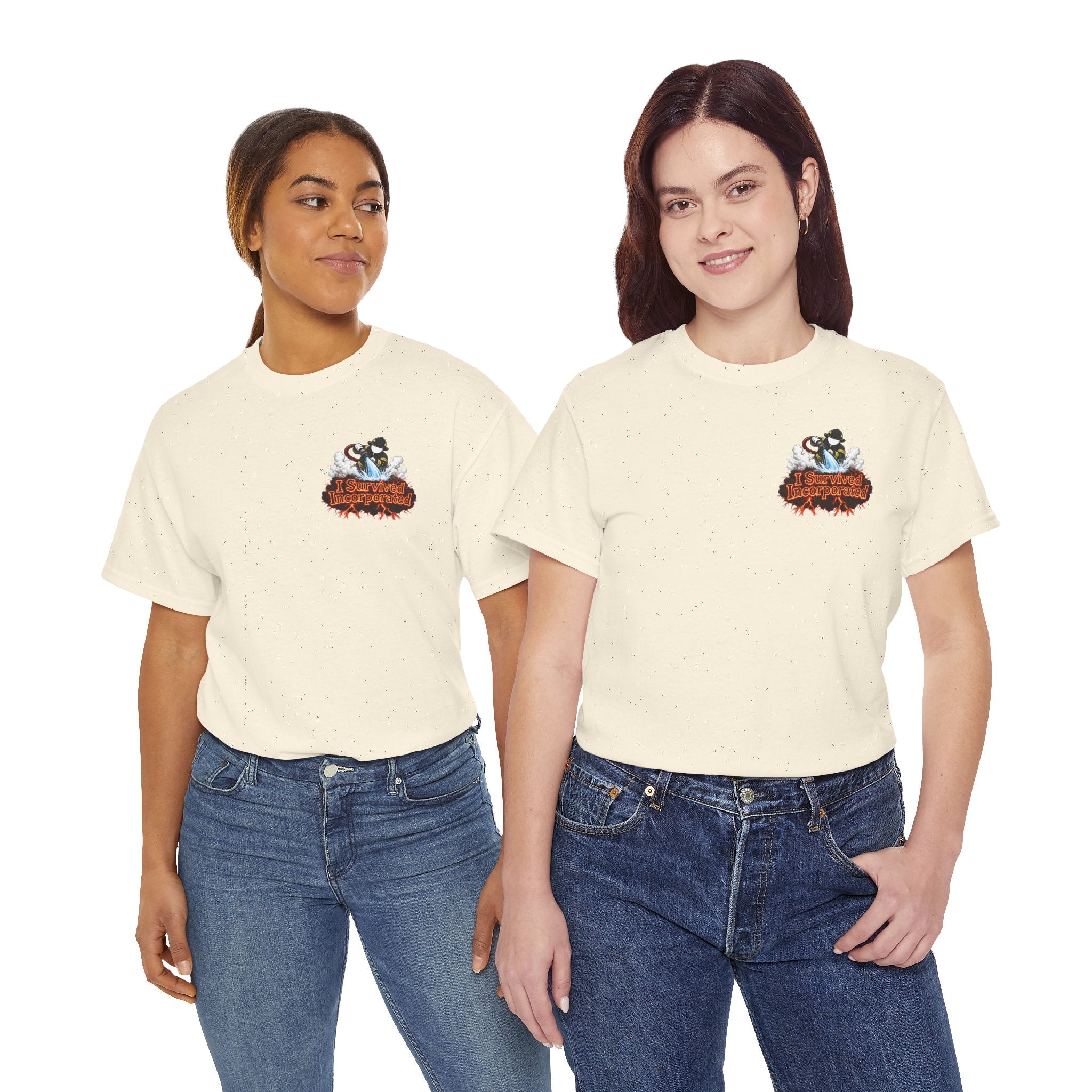 I Survived 2020 — "Please Stand By" Test Pattern Tee Wildfire Signal Edition Summer Premiere Unisex Heavy Cotton Tee