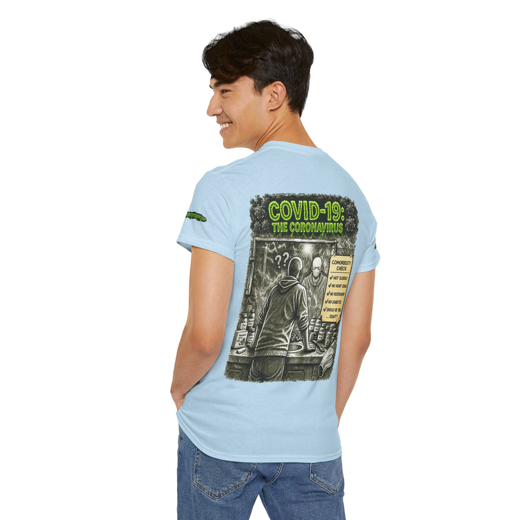 I Survived 2020 — PANDEMIC S1:E1: Special Edition "COVID-19: The Coronavirus" Unisex Heavy Cotton Tee