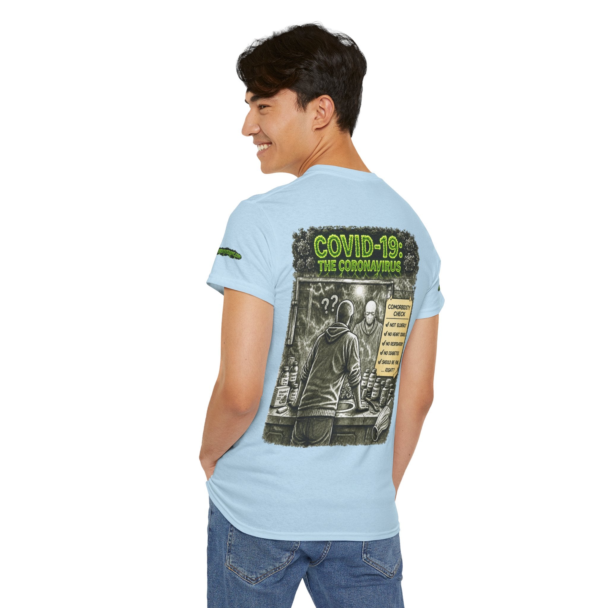 I Survived 2020 — PANDEMIC S1:E1: Special Edition "COVID-19: The Coronavirus" Unisex Heavy Cotton Tee