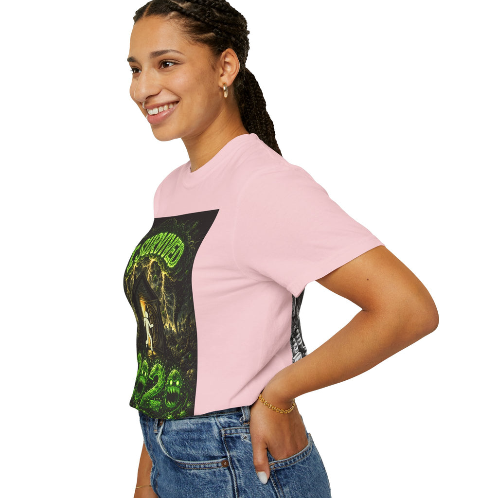 I Survived 2020 — S1:E1 "COVID-19: The Coronavirus" | Pandemic Edition Unisex Garment-Dyed T-shirt
