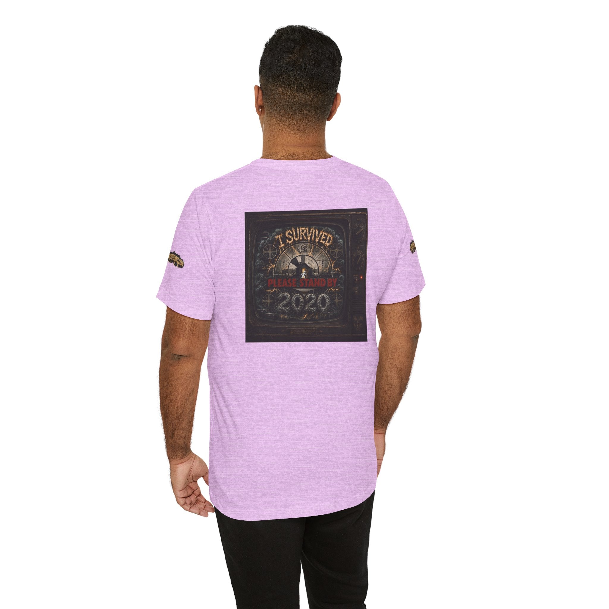 I Survived 2020 — "Please Stand By" Test Pattern Tee Special Edition Summer Premier Unisex Jersey Short Sleeve Tee