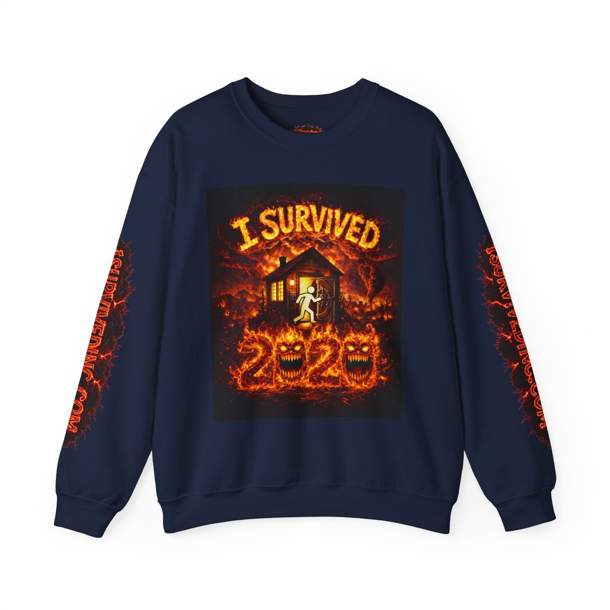 I Survived 2020 — S2:E4 "Western U.S. Wildfire Season" | Mid-Season Finale Pt. 1 | Wildfire Edition Memorial Unisex Heavy Blend™ Crewneck Sweatshirt