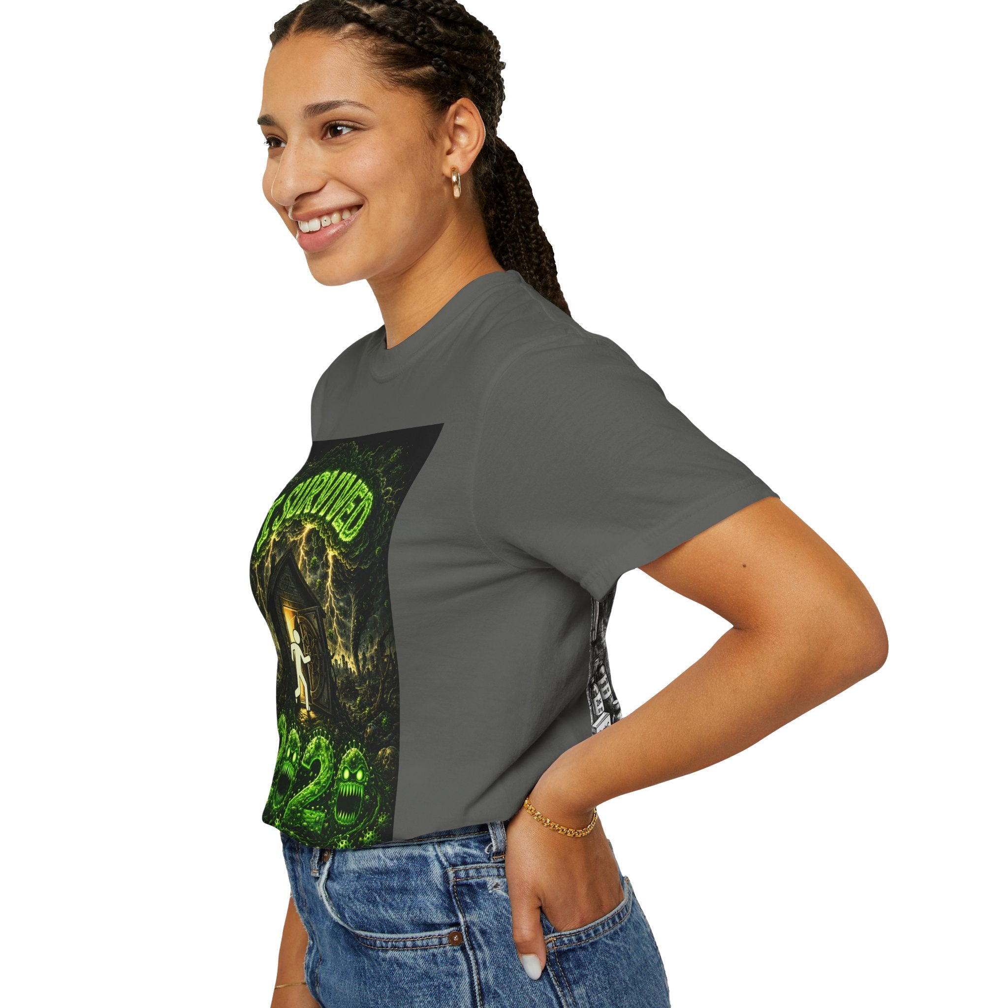 I Survived 2020 — S1:E1 "COVID-19: The Coronavirus" | Pandemic Edition Unisex Garment-Dyed T-shirt