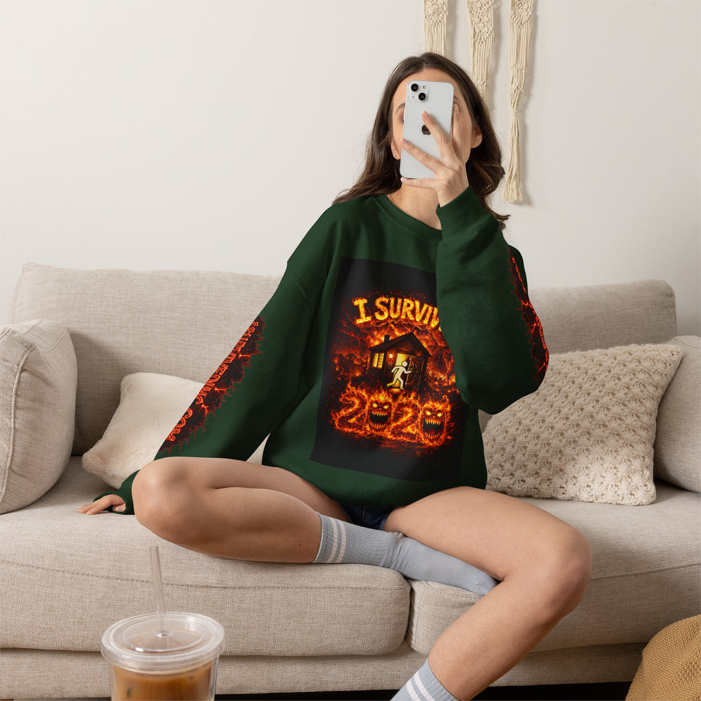 I Survived 2020 — WILDFIRES S2:E1: "Berry Creek" Memorial Unisex Heavy Blend™ Crewneck Sweatshirt