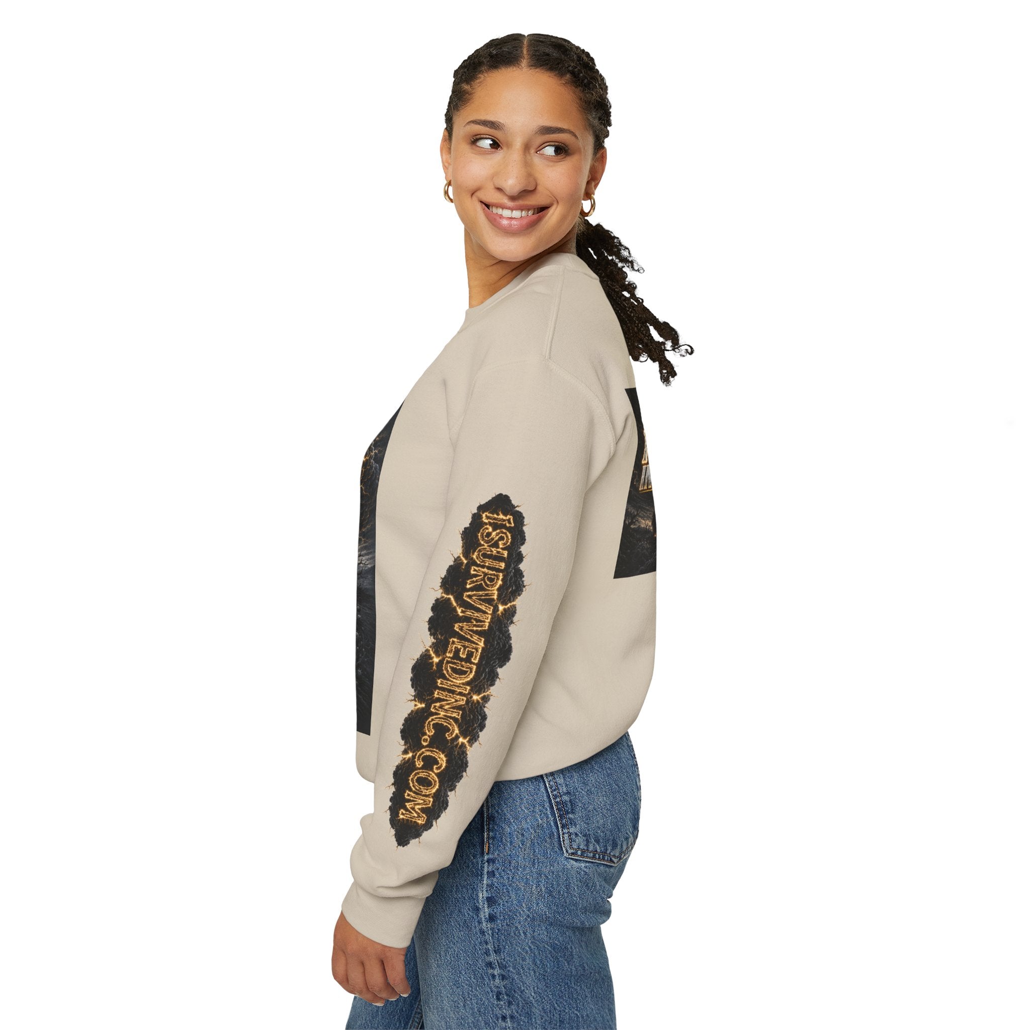 I Survived 2020 — Original Design Teaser Tee | Season 1 Premiere Drop Unisex Heavy Blend™ Crewneck Sweatshirt (SPECIAL EDITION)