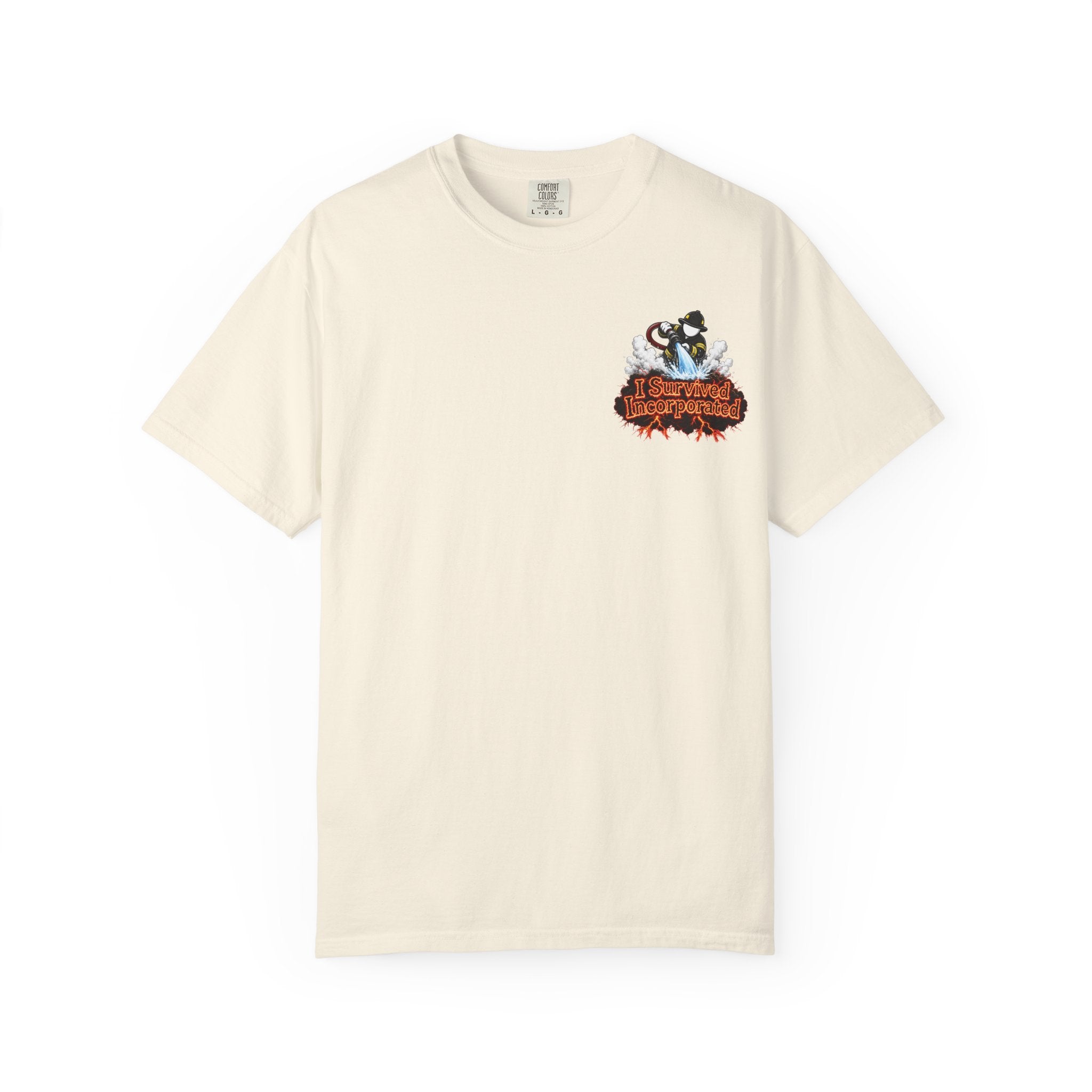 I Survived 2020 — "Please Stand By" Test Pattern Tee Wildfire Signal Edition Summer Premiere Unisex Garment-Dyed T-shirt