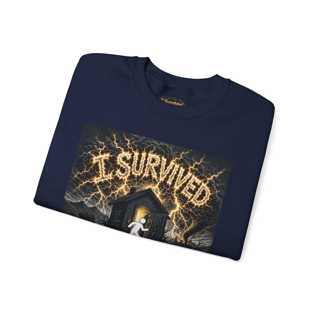I Survived 2020 — Original Design Teaser Tee | Season 1 Premiere Drop Unisex Heavy Blend™ Crewneck Sweatshirt (SPECIAL EDITION)