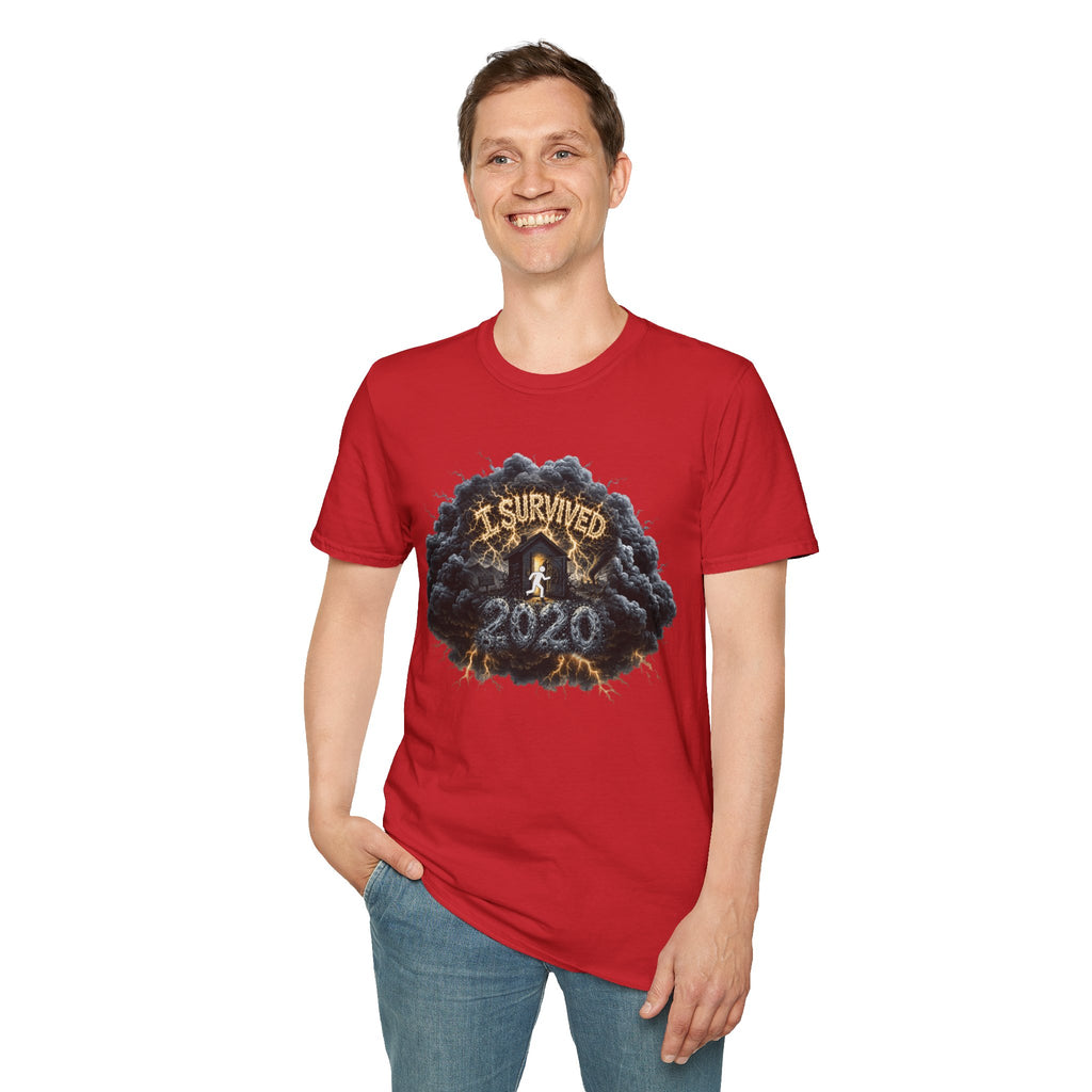 I Survived 2020 — Director's Cut Original Design Teaser Tee | Season 1 Premiere Drop Unisex Softstyle T-Shirt