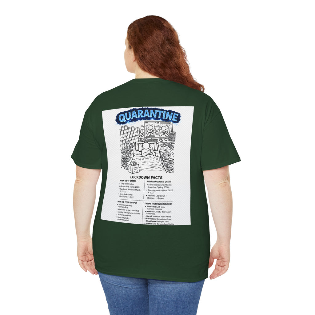 I Survived 2020 — Director's Cut S3:E1 "Quarantine" | Lockdown Edition Documentary Unisex Heavy Cotton Tee