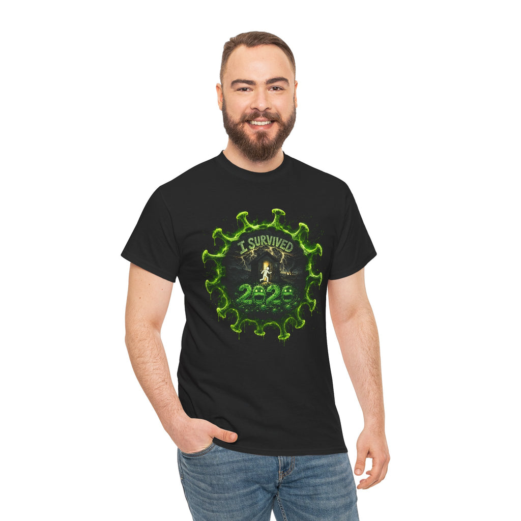 I Survived 2020 — Director's Cut S1:E3 "The Jab!" | Pandemic Edition Unisex Heavy Cotton Tee
