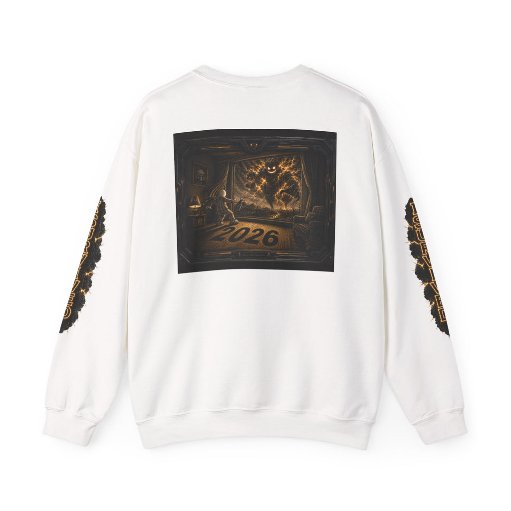I Survived 2020 — Director's Cut Original Design Teaser Tee | Season 1 Premiere Drop Unisex Heavy Blend™ Crewneck Sweatshirt (SPECIAL EDITION)