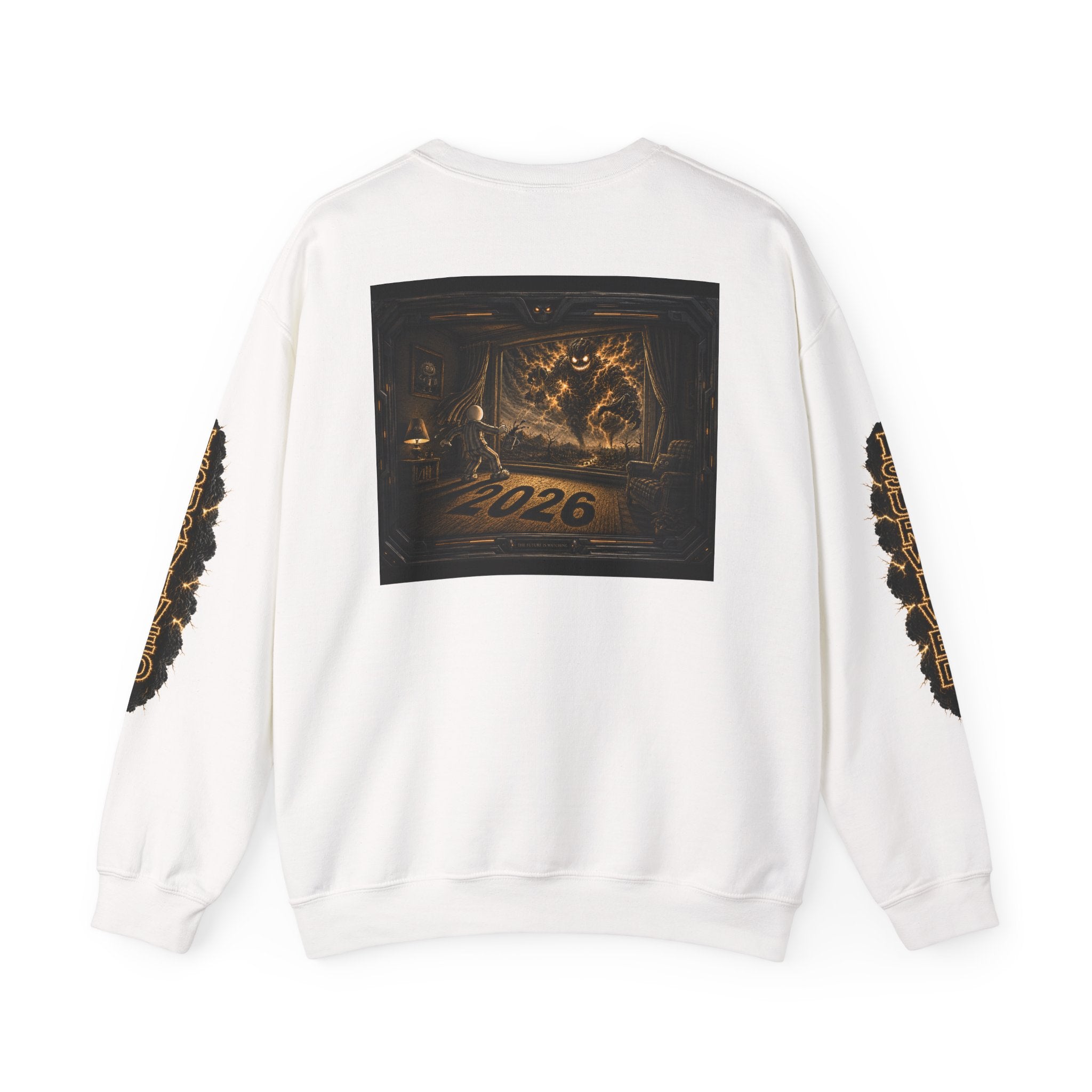I Survived 2020 — Director's Cut Original Design Teaser Tee | Season 1 Premiere Drop Unisex Heavy Blend™ Crewneck Sweatshirt (SPECIAL EDITION)