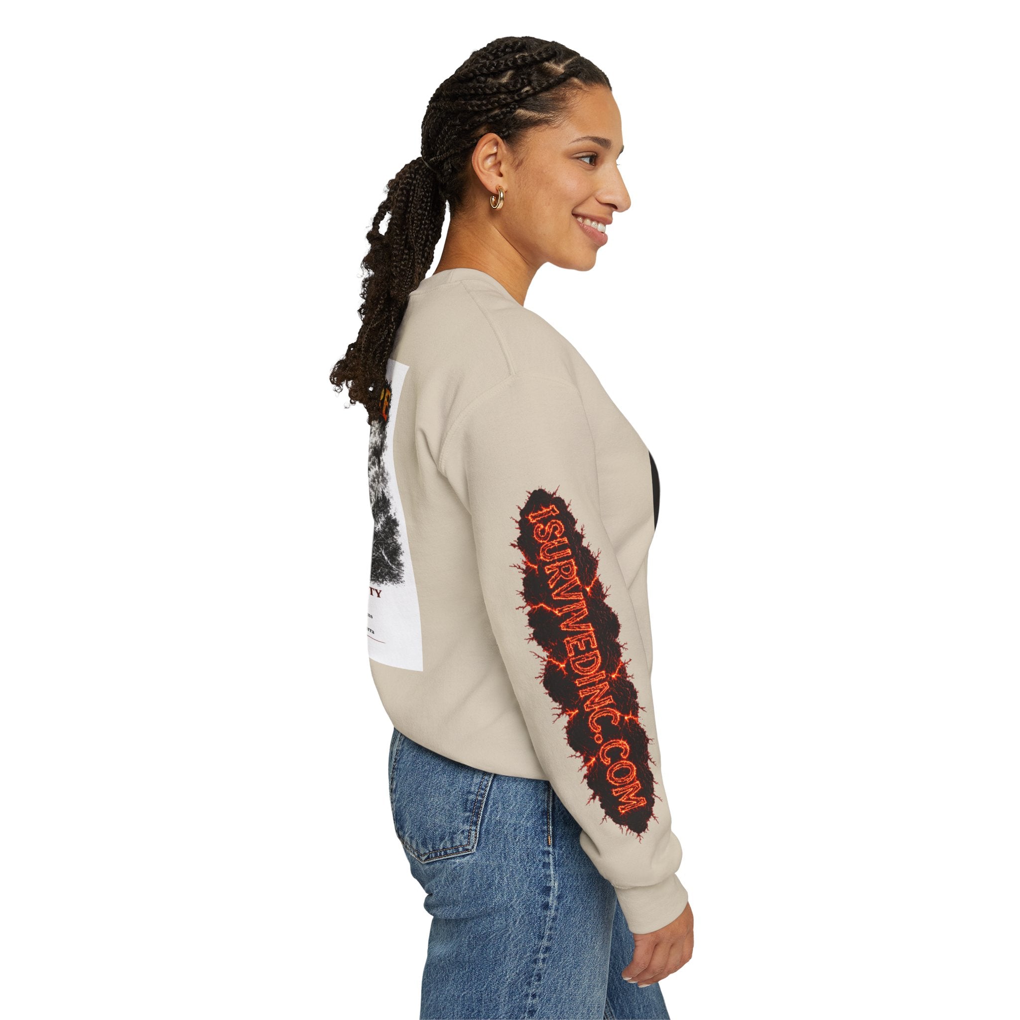 I Survived 2020 — S2:E2 "The Bobcat Fire" | Wildfire Edition Memorial Unisex Heavy Blend™ Crewneck Sweatshirt