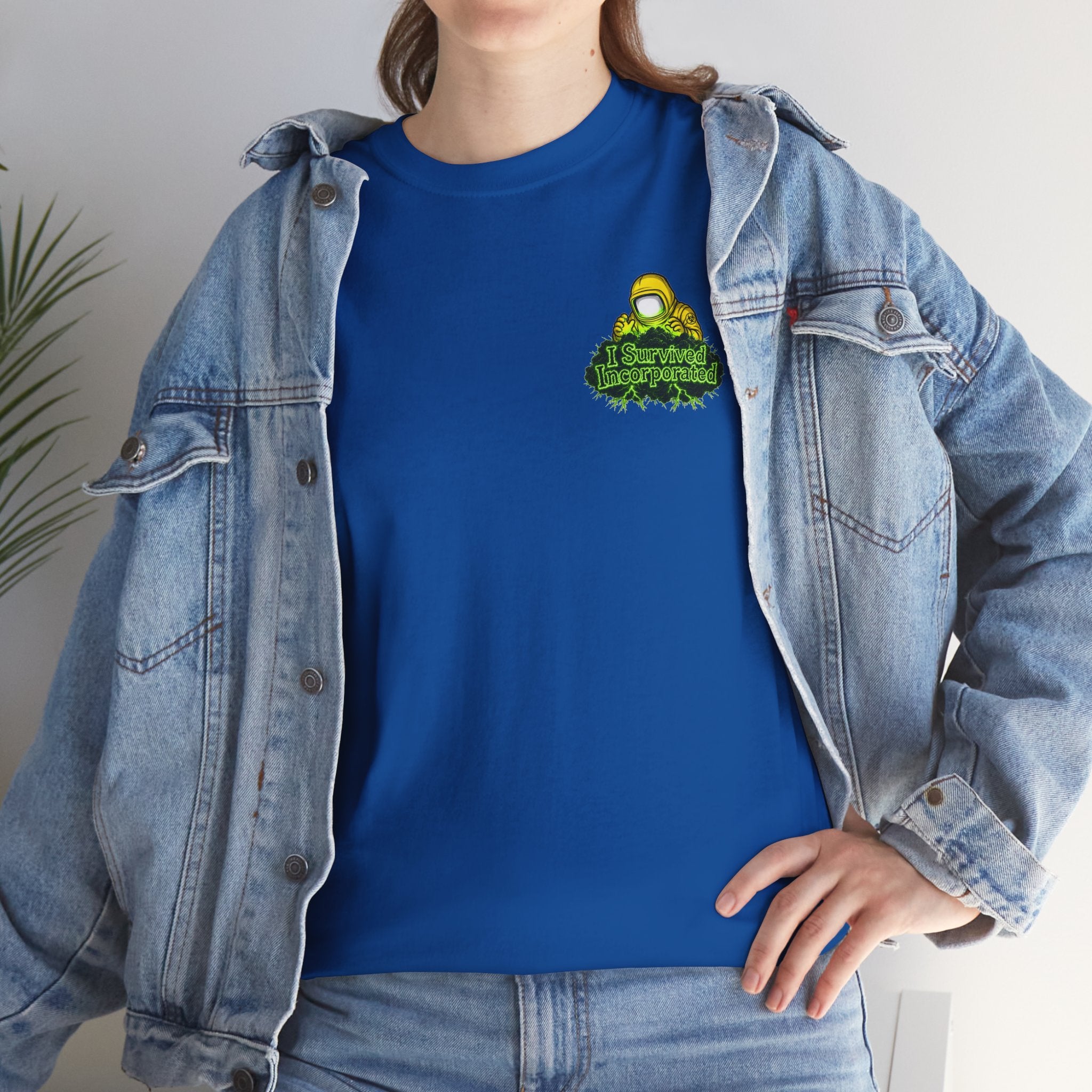 I Survived 2020 — "Please Stand By" Test Pattern Toxic Signal Tee Summer Premiere Unisex Heavy Cotton Tee