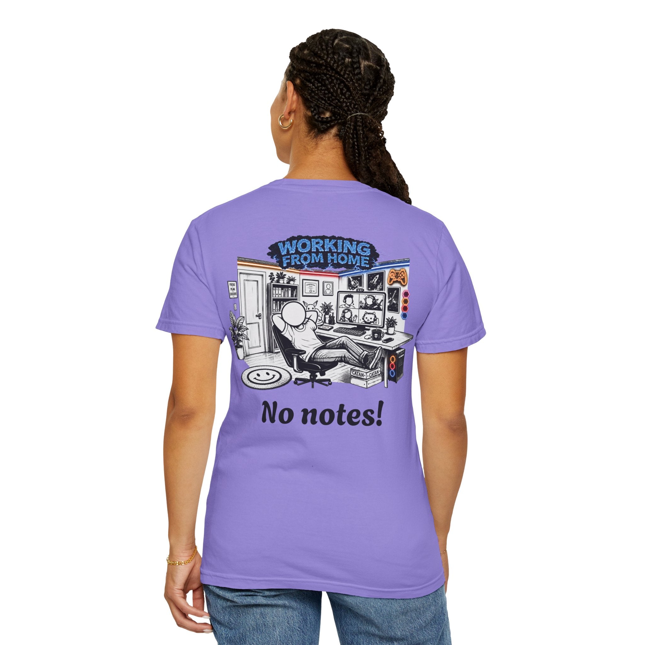 I Survived 2020 — LOCKDOWN S3:E4: "Working From Home" Unisex Garment-Dyed T-shirt