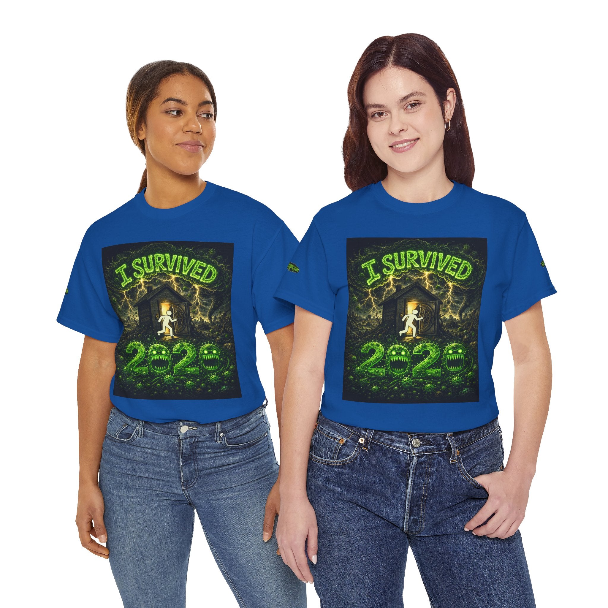 I Survived 2020 — PANDEMIC S1:E2: Special Edition "The Coming of COVID" Unisex Heavy Cotton Tee