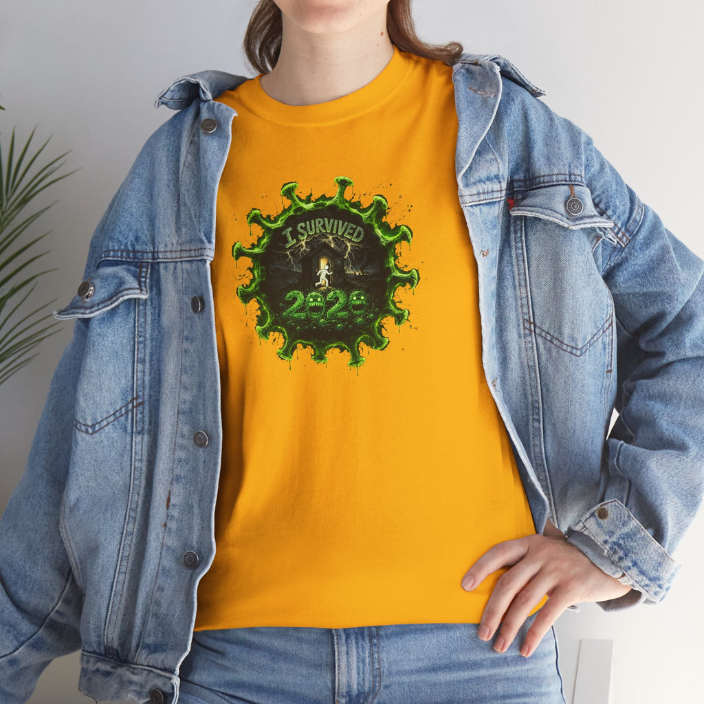 I Survived 2020 —  PANDEMIC S1:E5: Director's Cut "Delivery Doomsday" Unisex Heavy Cotton Tee
