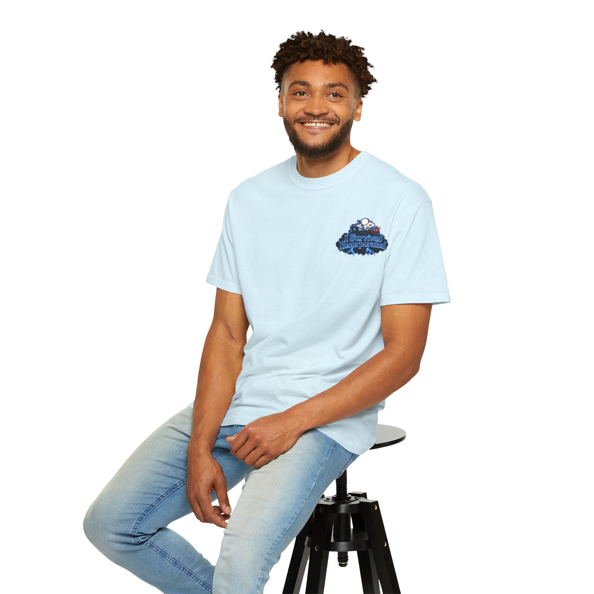 I Survived 2020 — "Please Stand By" Test Pattern Tee Lockdown Special Edition Summer Exclusive Unisex Garment-Dyed T-shirt