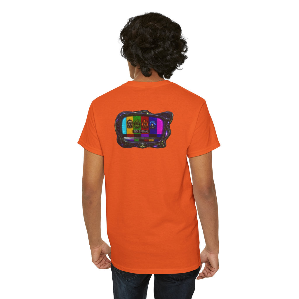 I Survived 2020 — "No Signal" Test Pattern Tee Alien Broadcast Finale Summer Premiere Unisex Heavy Cotton Tee