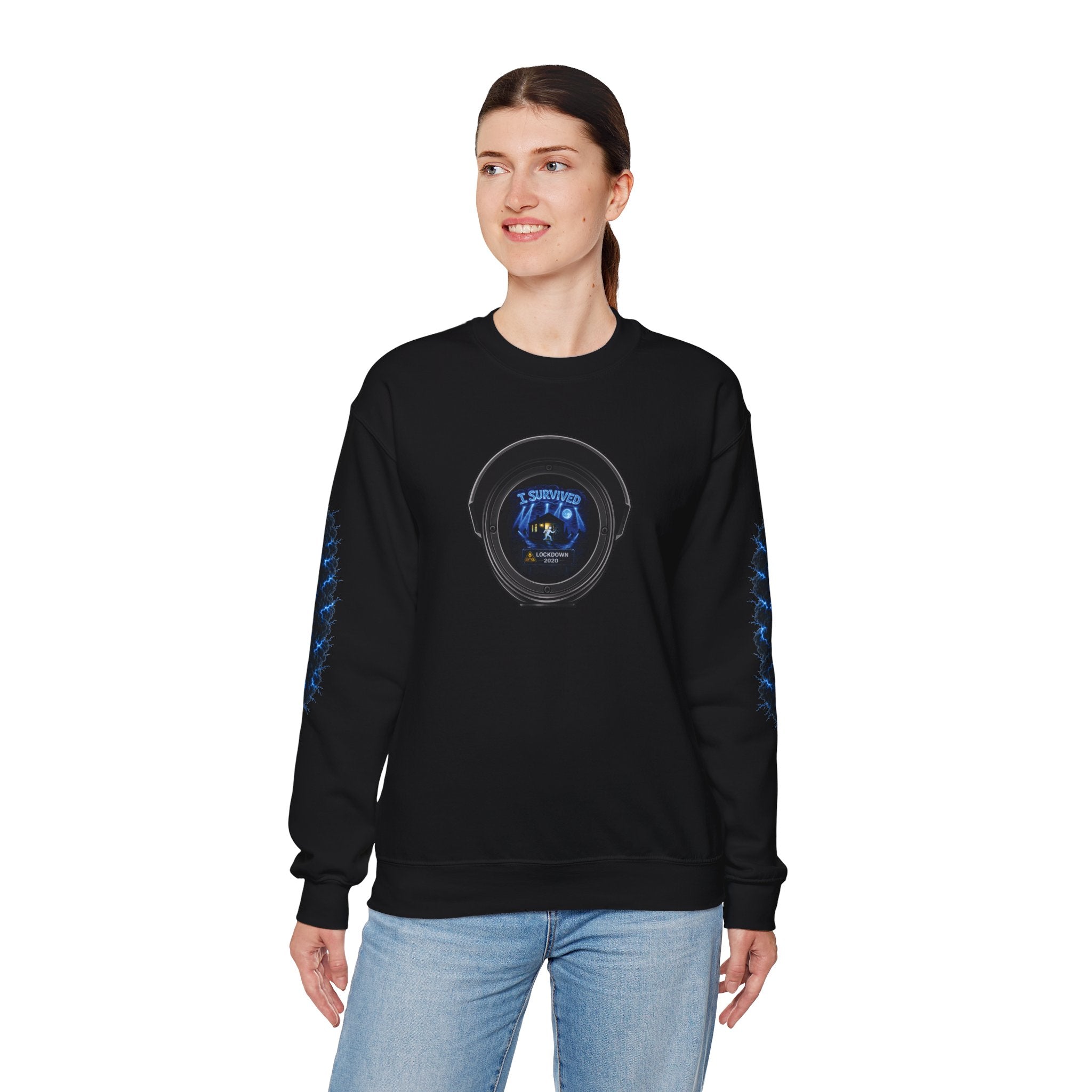 I Survived 2020 —  LOCKDOWN S3:E1: Director's Cut Special Edition "Quarantine" Unisex Heavy Blend™ Crewneck Sweatshirt