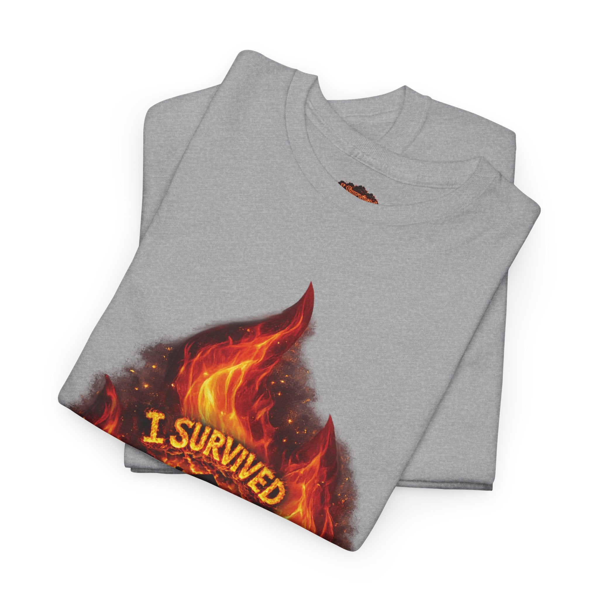 I Survived 2020 — Director's Cut S2:E3 "The California Wildfires" | Wildfire Edition Memorial Unisex Heavy Cotton Tee (SPECIAL EDITION)