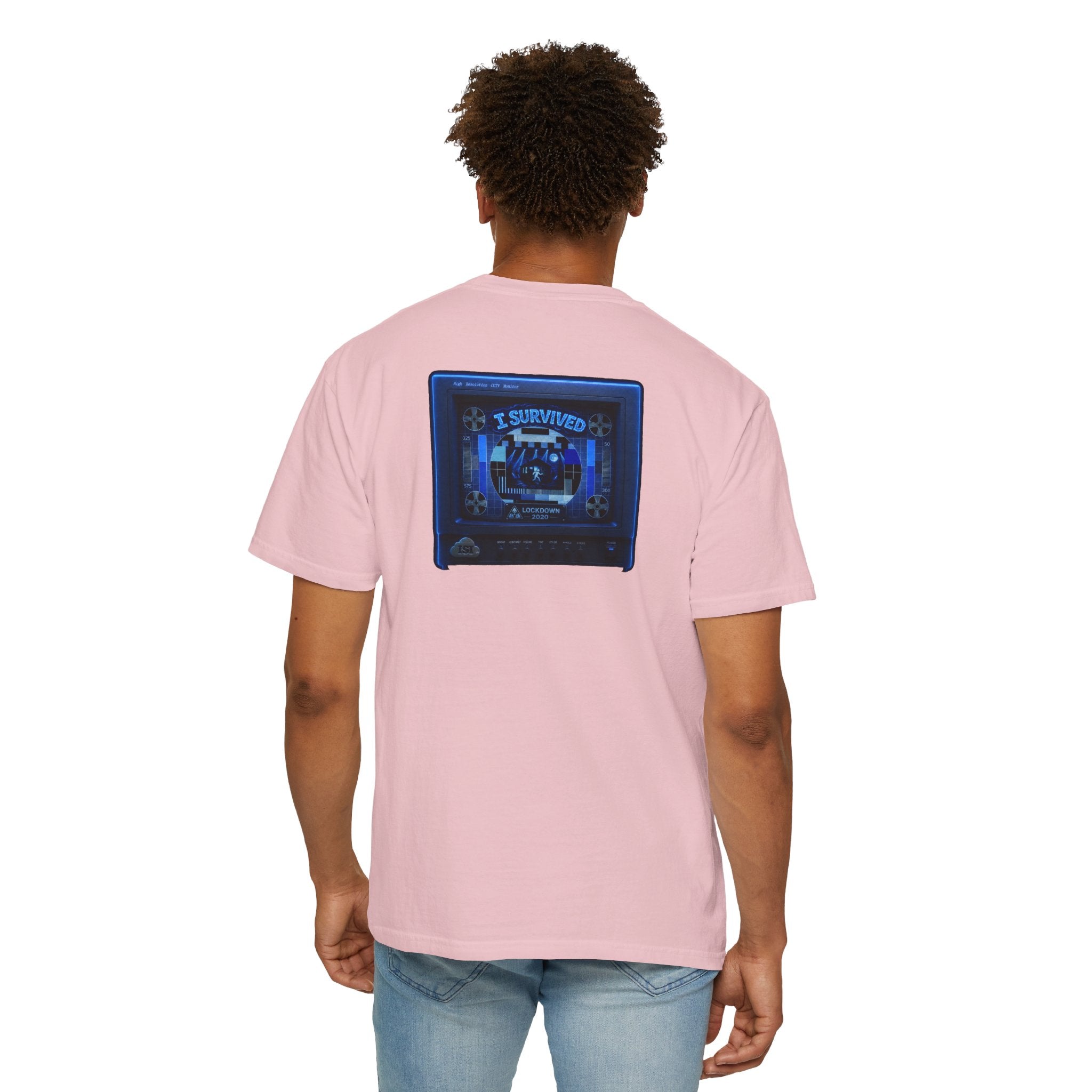 I Survived 2020 — "Please Stand By" Test Pattern Tee Lockdown Special Edition Summer Exclusive Unisex Garment-Dyed T-shirt
