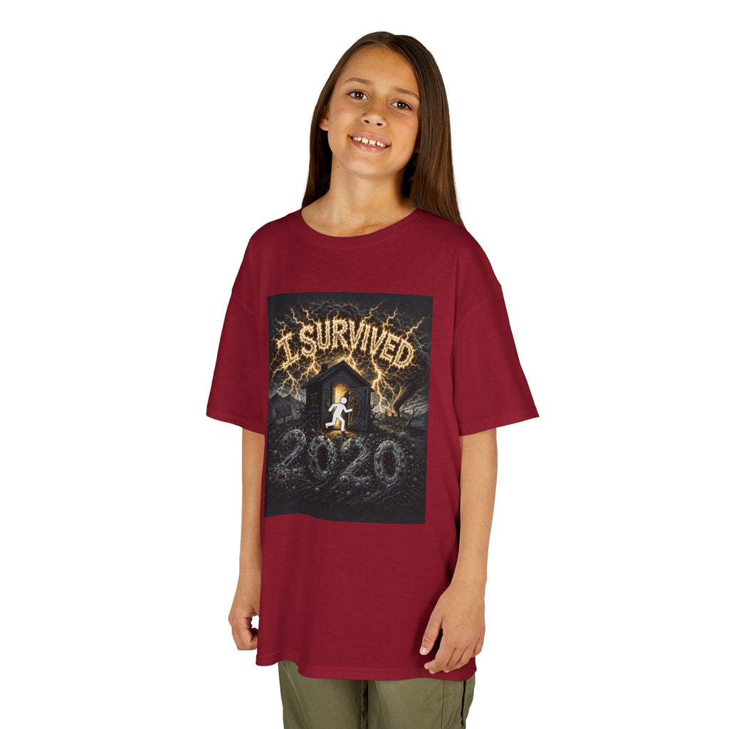 I Survived 2020 — Original Design Teaser Tee | Season 1 Premiere Drop Kids Heavy Cotton™ Tee
