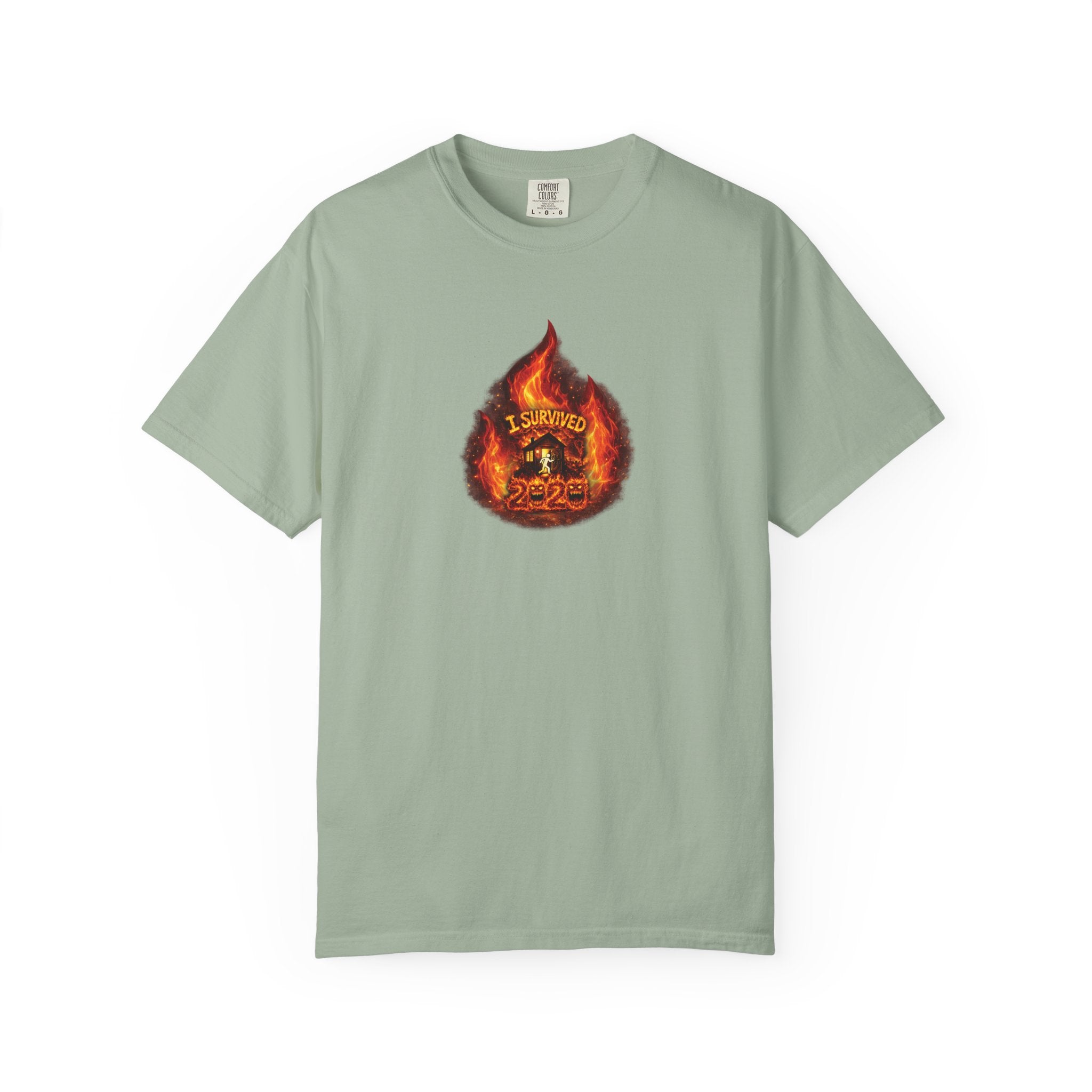 I Survived 2020 — WILDFIRES S2:E4: Director's Cut "Western U.S. Wildfire Season" Memorial Unisex Garment-Dyed T-shirt