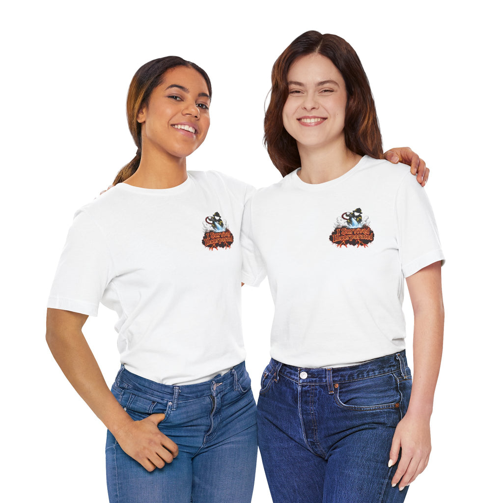 I Survived 2020 — "Please Stand By" Test Pattern Tee Wildfire Signal Edition Summer Premiere Unisex Jersey Short Sleeve Tee