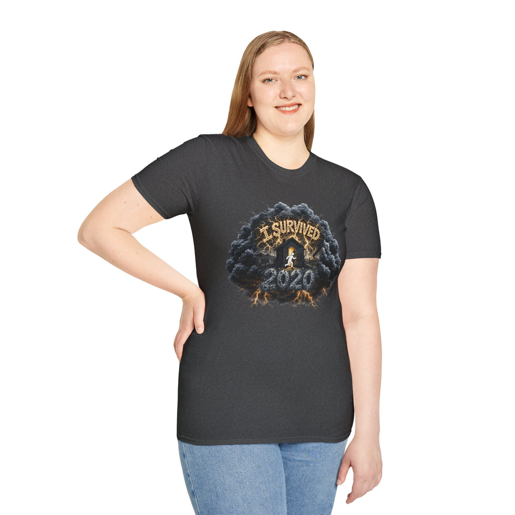 I Survived 2020 — Director's Cut Original Design Teaser Tee | Season 1 Premiere Drop Unisex Softstyle T-Shirt
