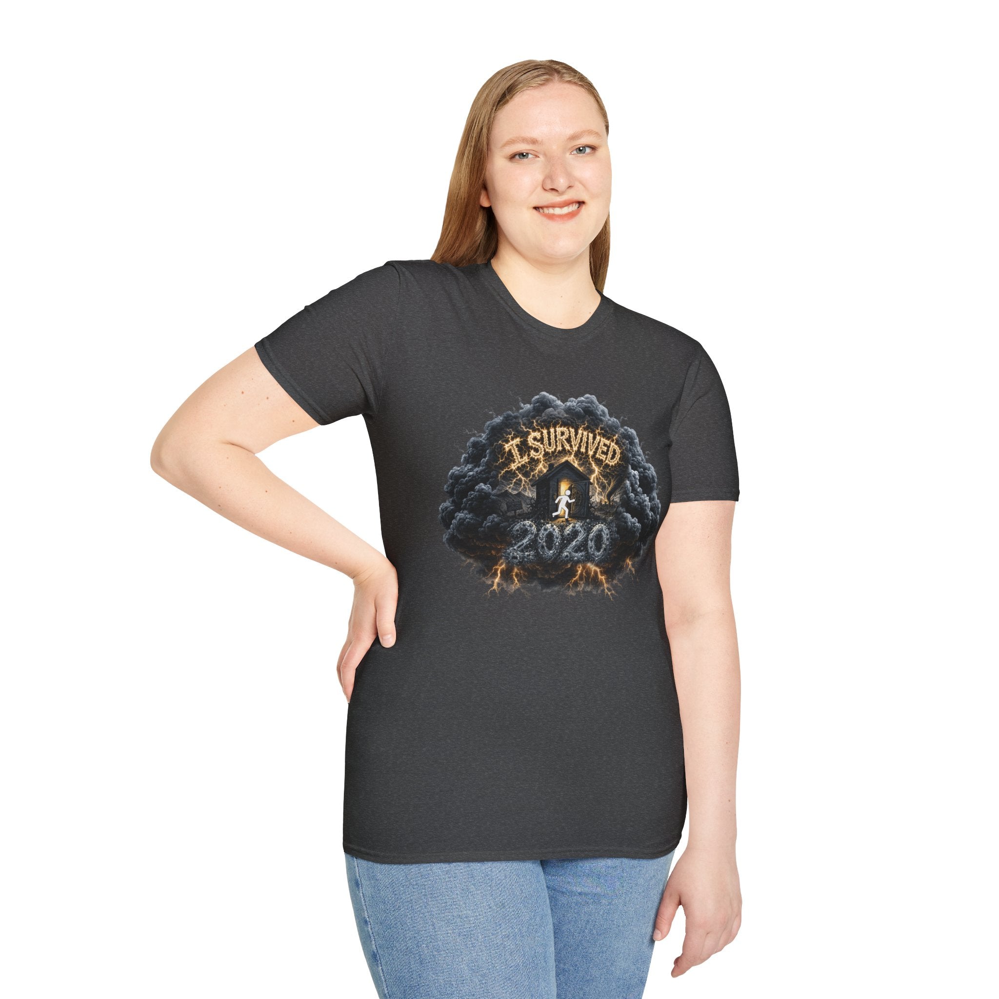 I Survived 2020 — Director's Cut Original Design Teaser Tee | Season 1 Premiere Drop Unisex Softstyle T-Shirt