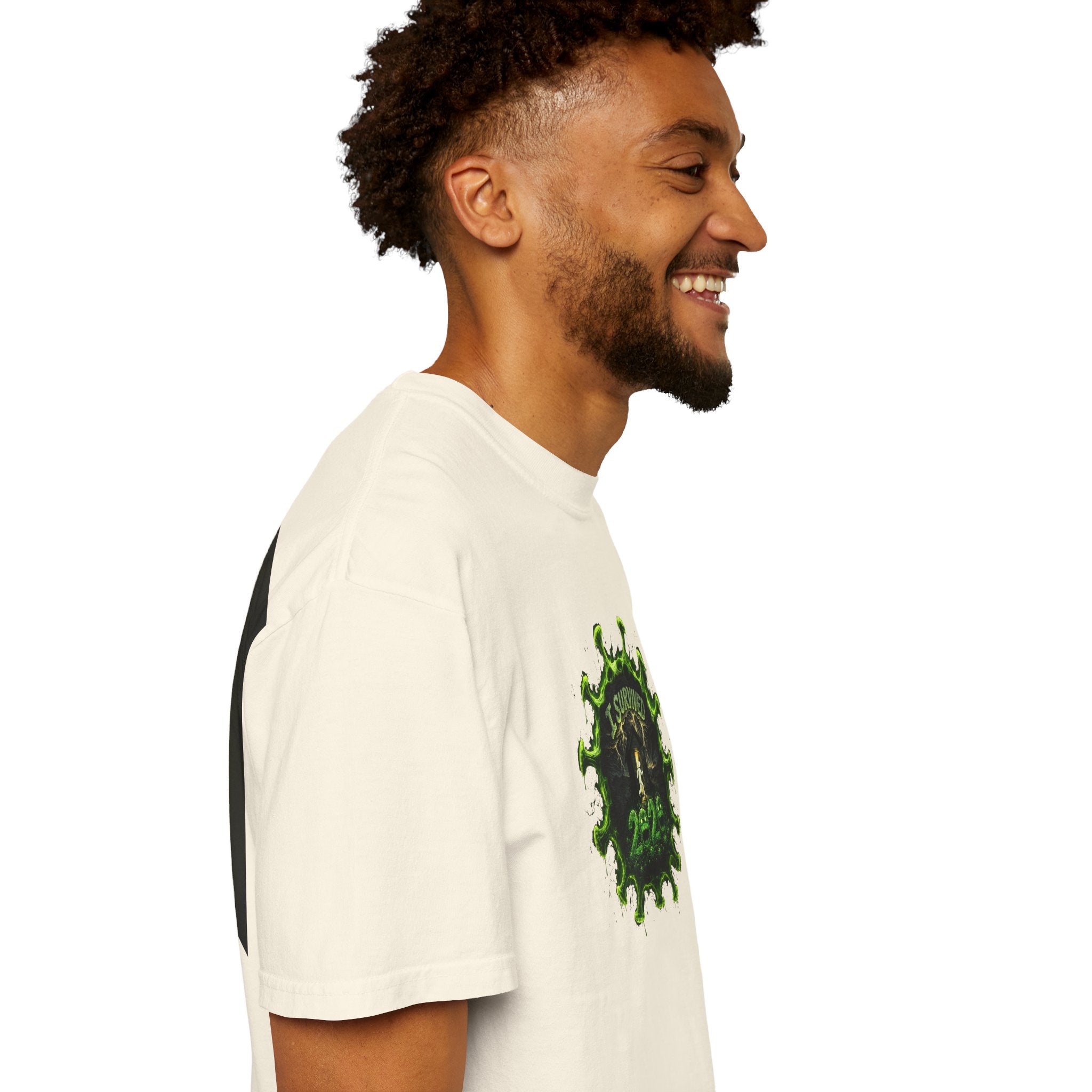 I Survived 2020 — PANDEMIC S1:E3: Director's Cut "The Jab!" Unisex Garment-Dyed T-shirt