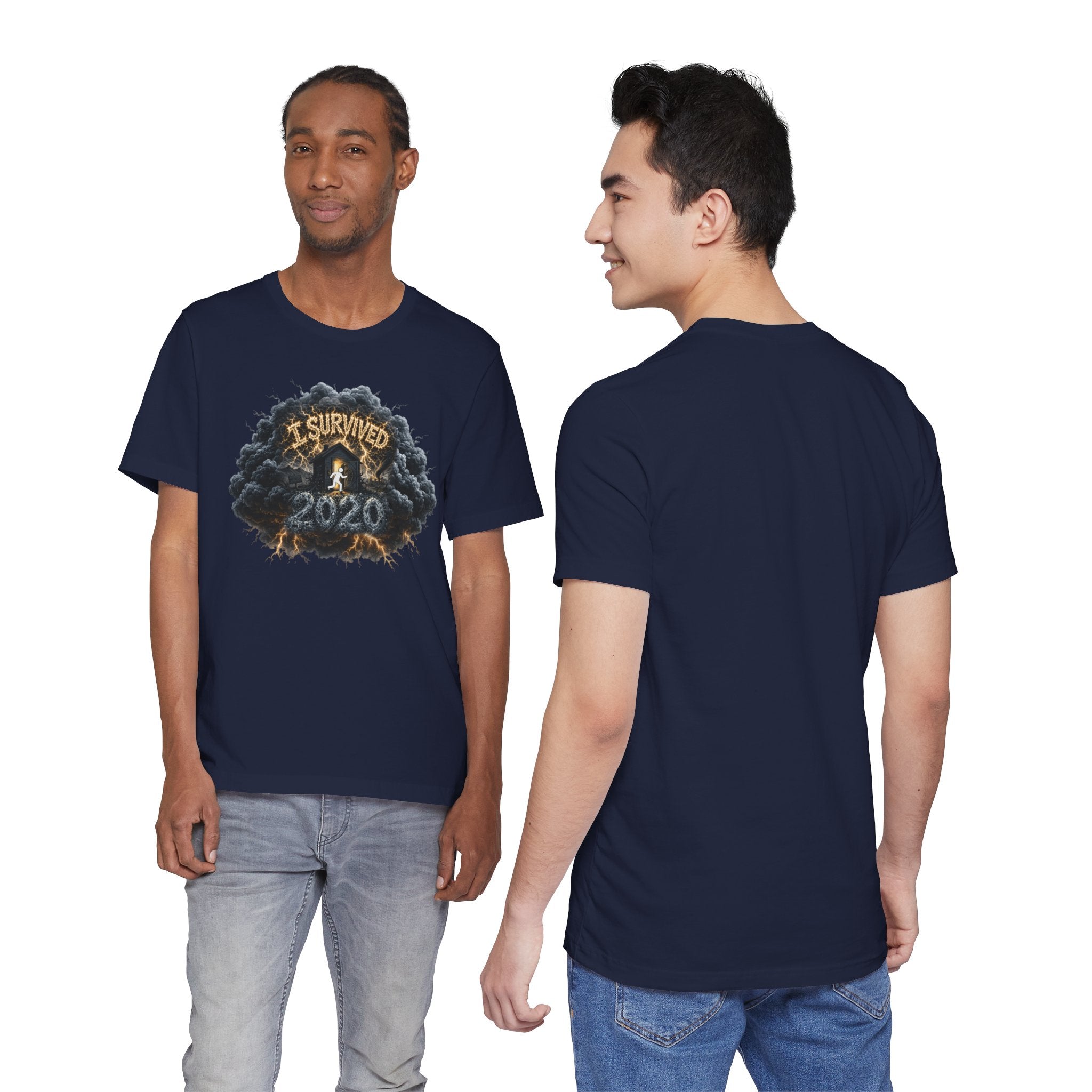 I Survived 2020 — Director's Cut Original Design Teaser Tee | Season 1 Premiere Drop Unisex Jersey Short Sleeve Tee